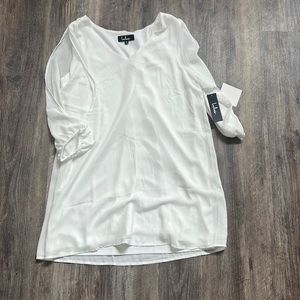 Lulus never warn white dress